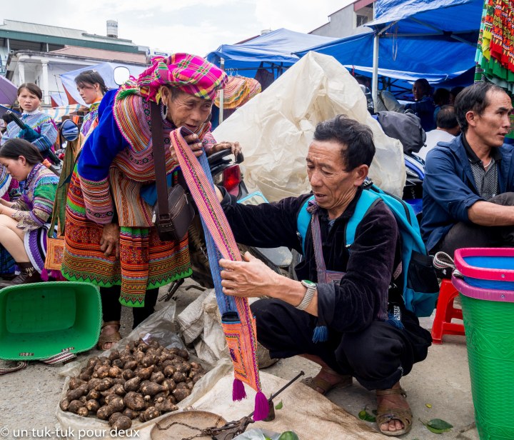 Marchandage pour un petit sac