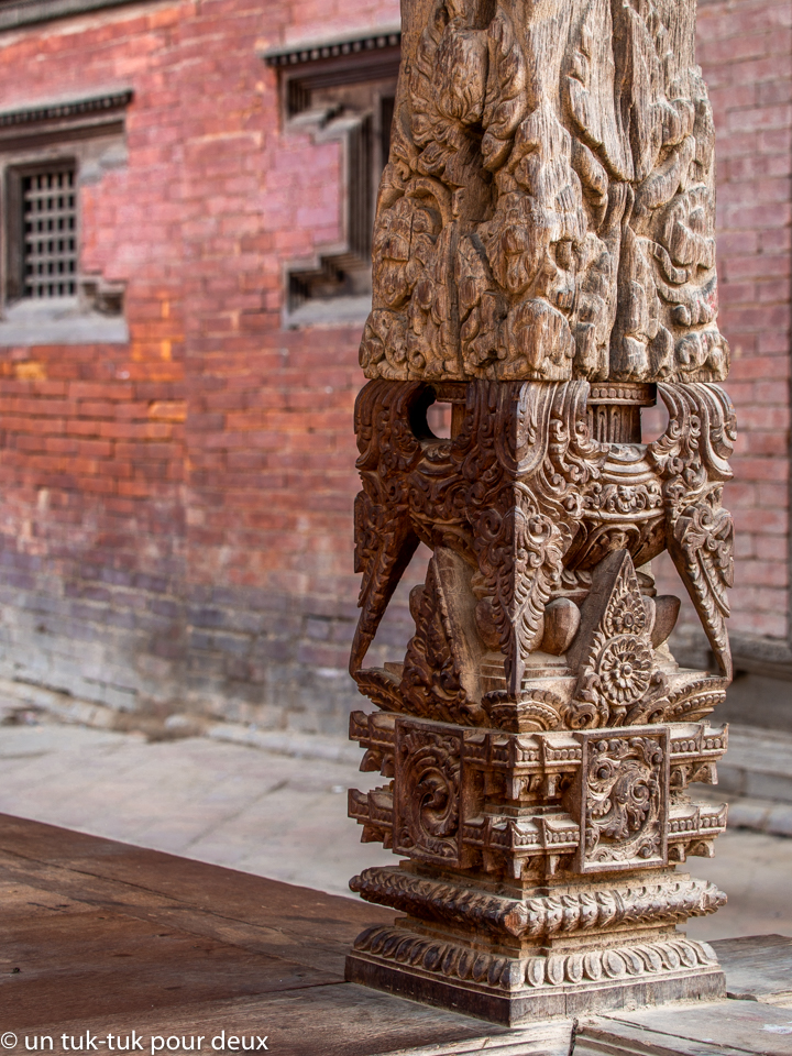 Exemple de la finesse du travail newar