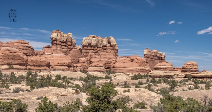 Island in the Sky et The Needles, le (f)île et les aiguilles du Canyonlands National&nbsp;Park